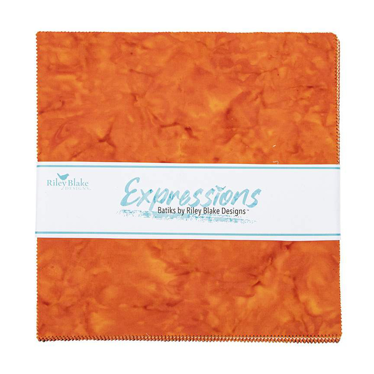 LAYER CAKE - Expressions Batiks Shades Of Orange by RBD Designers for Riley Blake