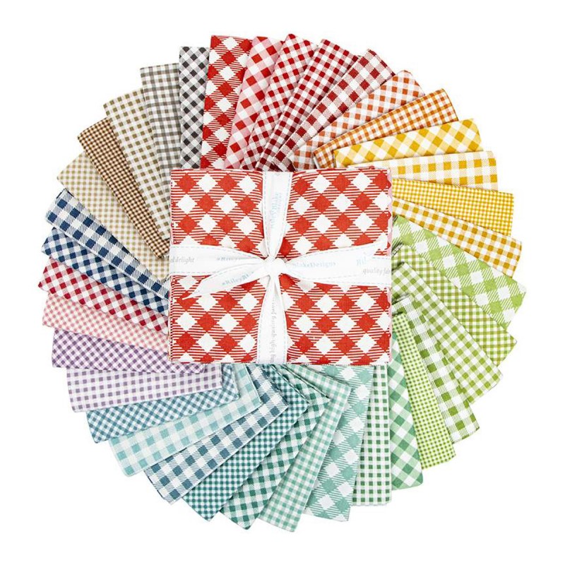 Fat Quarter Bundle - Bee Ginghams by Lori Holt for Riley Blake