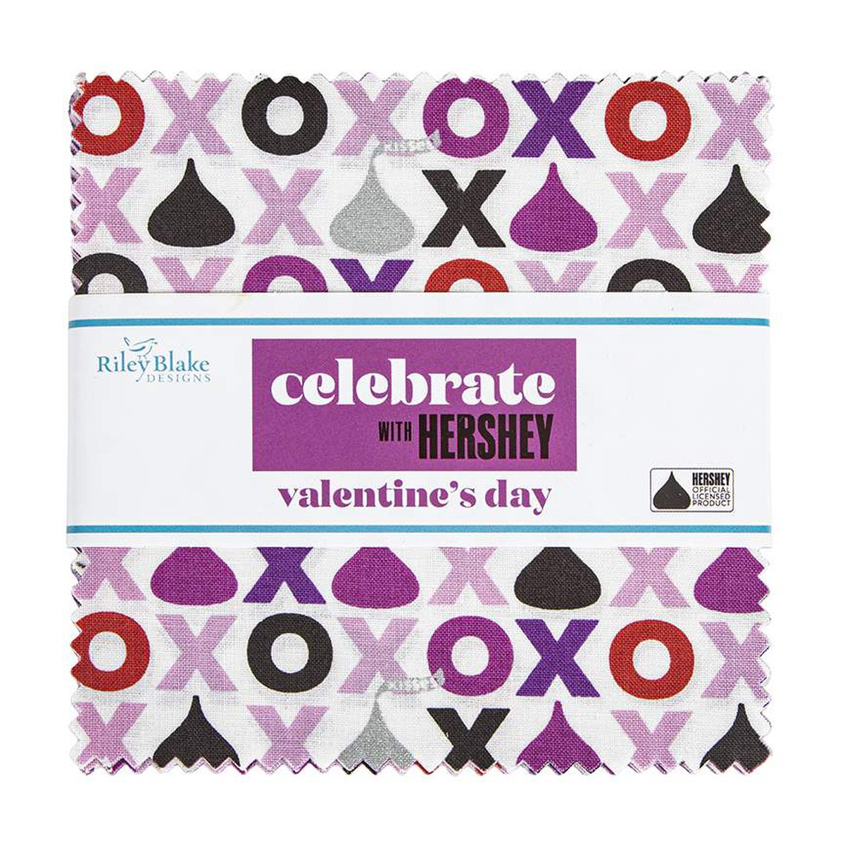 Riley Blake Charm Pack - Celebrate with Hershey Valentine's by RBD Designers