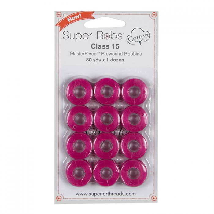 Super Bobs Cotton 12 Pack - 116 Picaso Pink (Class 15)