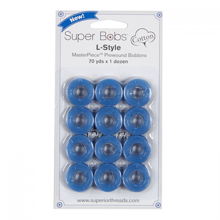 Super Bobs Cotton 12 Pack - 139 Marine Blue (L-style)